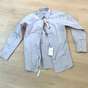 Men’s button down dress shirt grey